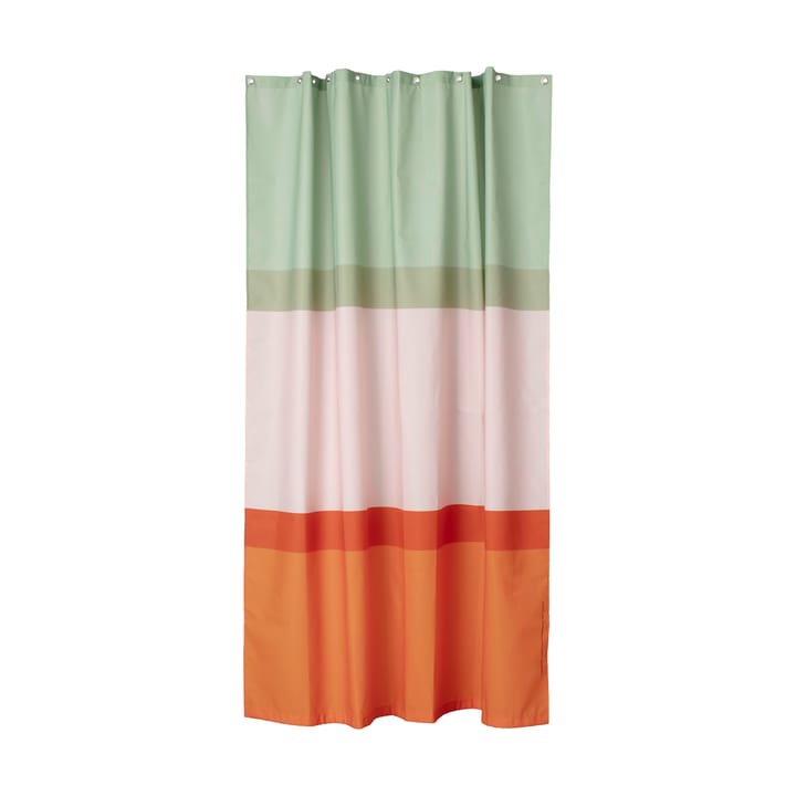 Tenda da doccia Hennika 180x200 cm - Orange-rosa chiaro-salvia - Marimekko