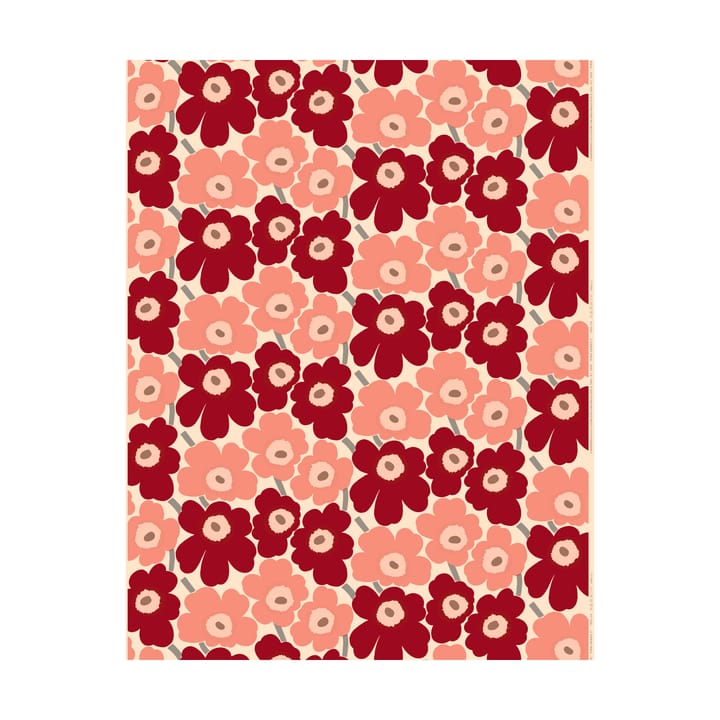 Tessuto in cotone Pieni Unikko - Cotton-dark cherry-rosa - Marimekko