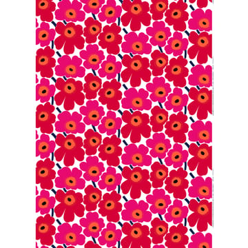 Tessuto in cotone Pieni Unikko - rosso - Marimekko