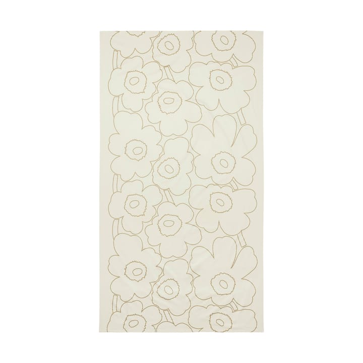 Tovaglia Piirto Unikko 135x250 cm - Linen- gold - Marimekko