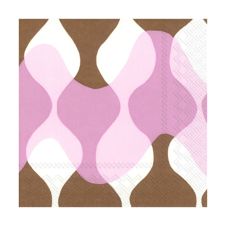 Tovagliolo pergola Lokki 33x33 cm confezione da 20 - Rosa - Marimekko