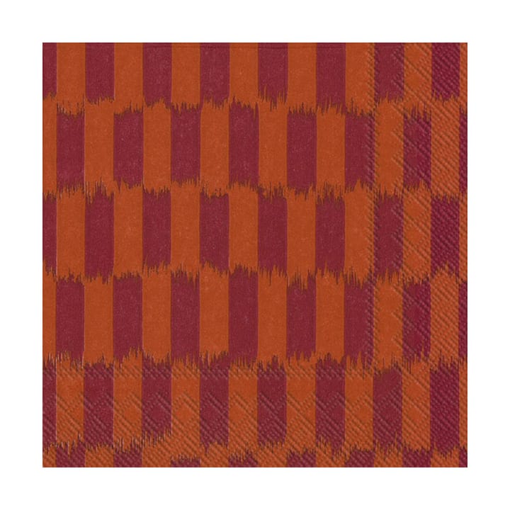 Tovagliolo Piekana 33x33 cm confezione da 20 - Terracotta - Marimekko