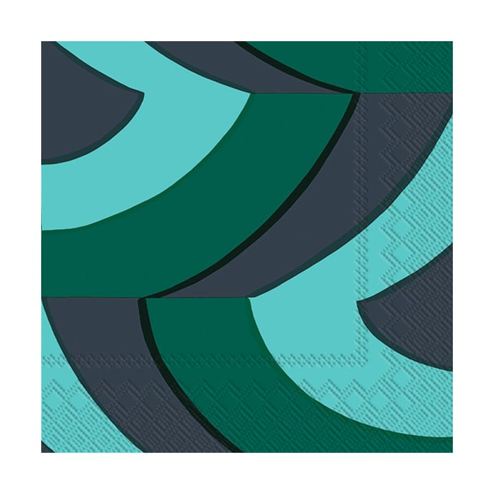 Tovagliolo Savanni 33x33 cm confezione da 20 - Verde - Marimekko