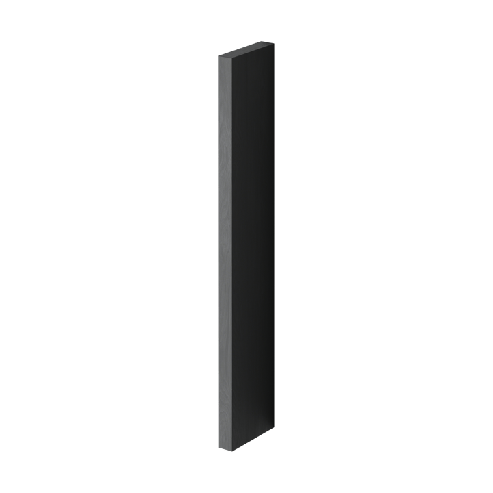 Gridlock Side Panel H740 - Frassino tinto nero - Massproductions