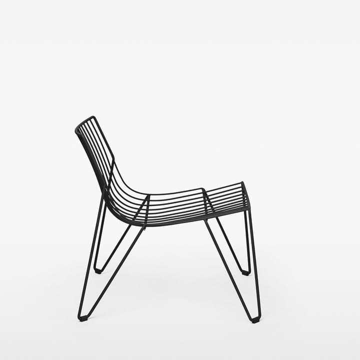 Sedia lounge Tio Easy Chair, Nero Massproductions