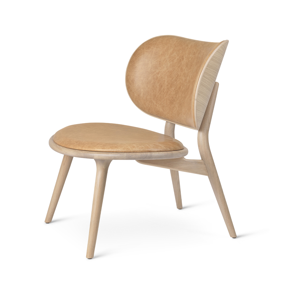 The Dining Chair, Sedia, Rovere Grigio Sirka - Pelle Nera Mater