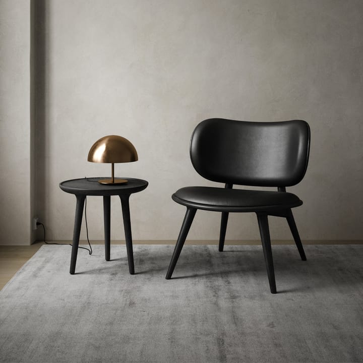 Sedia lounge The Lounge Chair, Nero, struttura in faggio tinto nero Mater