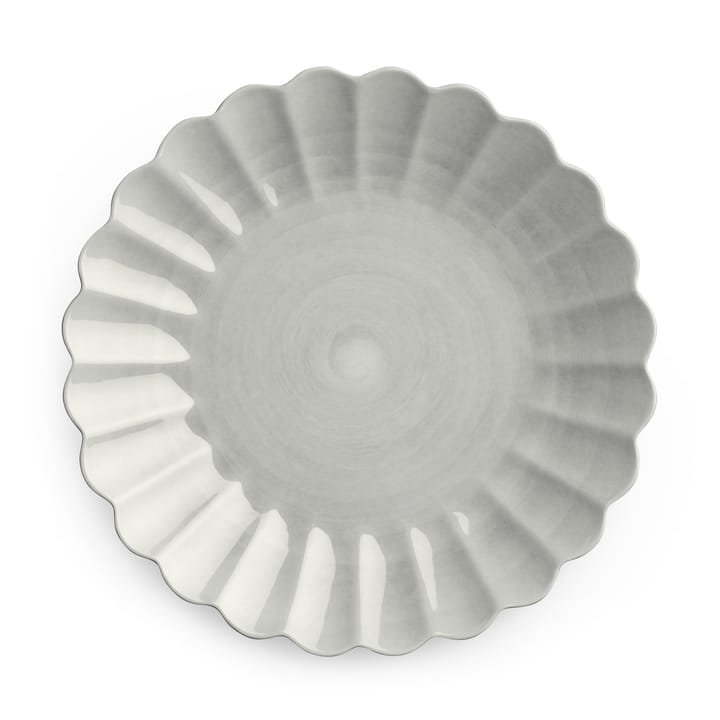 Piatto Oyster 28 cm - grigio - Mateus