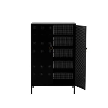 Credenza Francis - nero, pelle nera - Maze