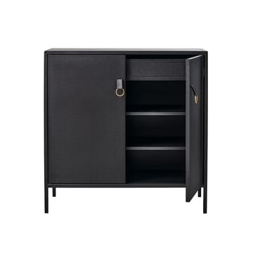 Credenza Liza - nero, pelle nera - Maze