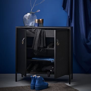 Credenza Liza - nero, pelle nera - Maze