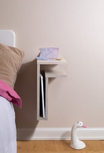 Mensola da parete F-Shelf in rovere bianco - Mensola a destra - Maze