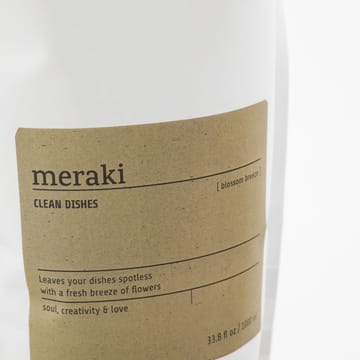 Ricarica detersivo per piatti Meraki 1000 ml - Brezza di fiori - Meraki