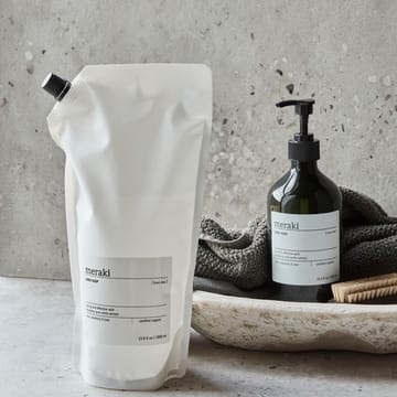 Ricarica di sapone per le mani Meraki 1000 ml - Rugiada di lino - Meraki