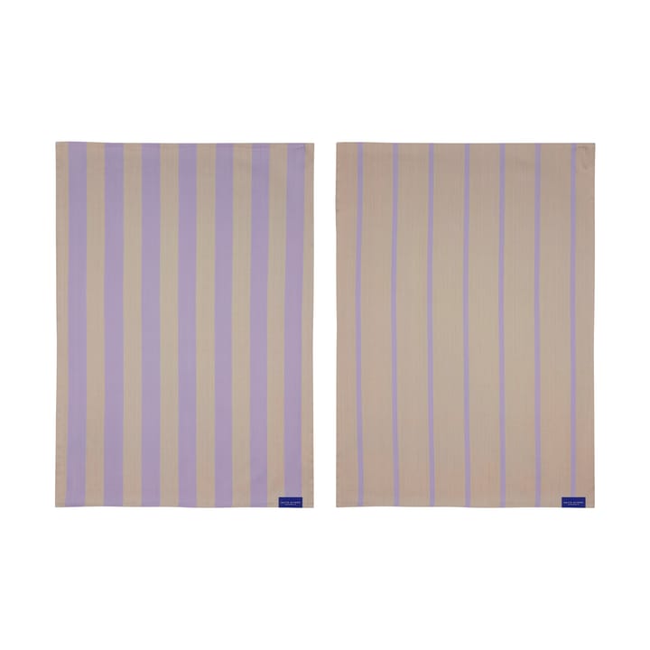 Asciugamano da cucina Stripes 50x70 cm confezione da 2, Sabbia Mette Ditmer