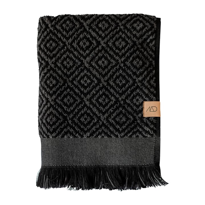 Asciugamano Marocco 70x135 cm - Black-grey - Mette Ditmer