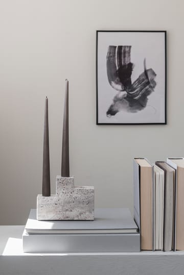 Candelabro Step trio - Gesso - Mette Ditmer