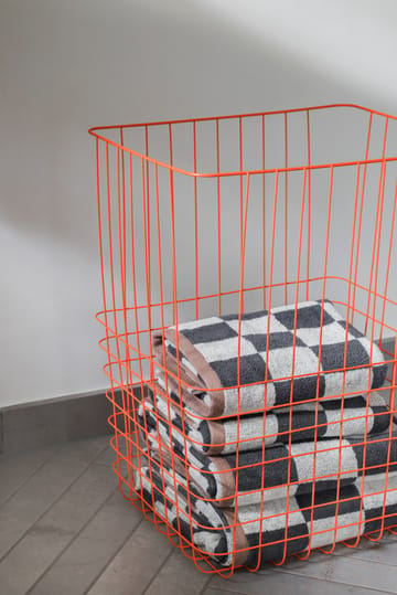 Cesta portaoggetti Store-it con sacco in cotone grande - Arancio - Mette Ditmer