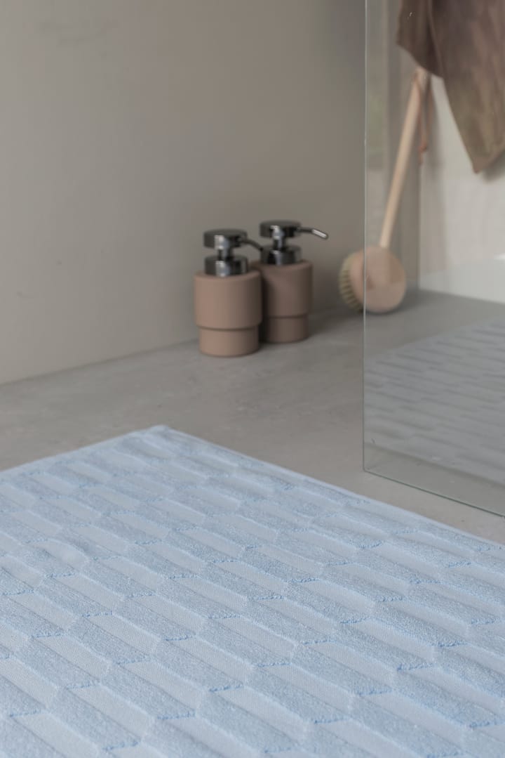 Tappeto da bagno Geo 50x80 cm, Azzurro Chiaro Mette Ditmer