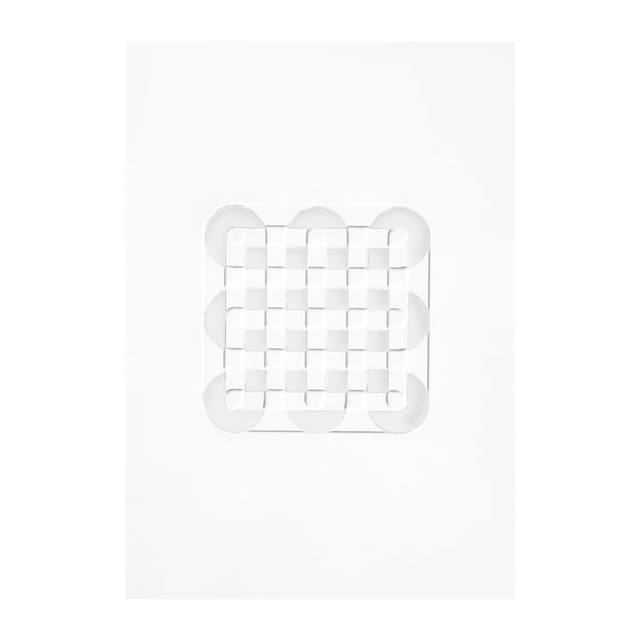 Opera Relief circles & squares 14,8x21 cm - Bianco sporco - MOEBE