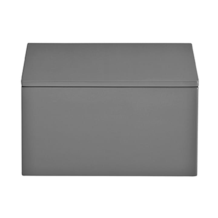 Contenitore laccato Lux 19x19x10,5 cm - Antracite - Mojoo