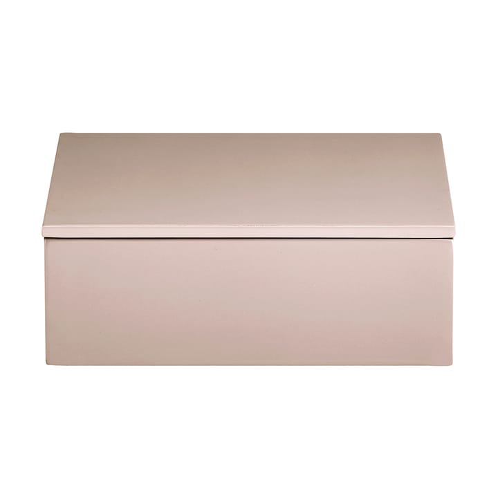 Contenitore laccato Lux 19x19x7 cm - Powder rose - Mojoo