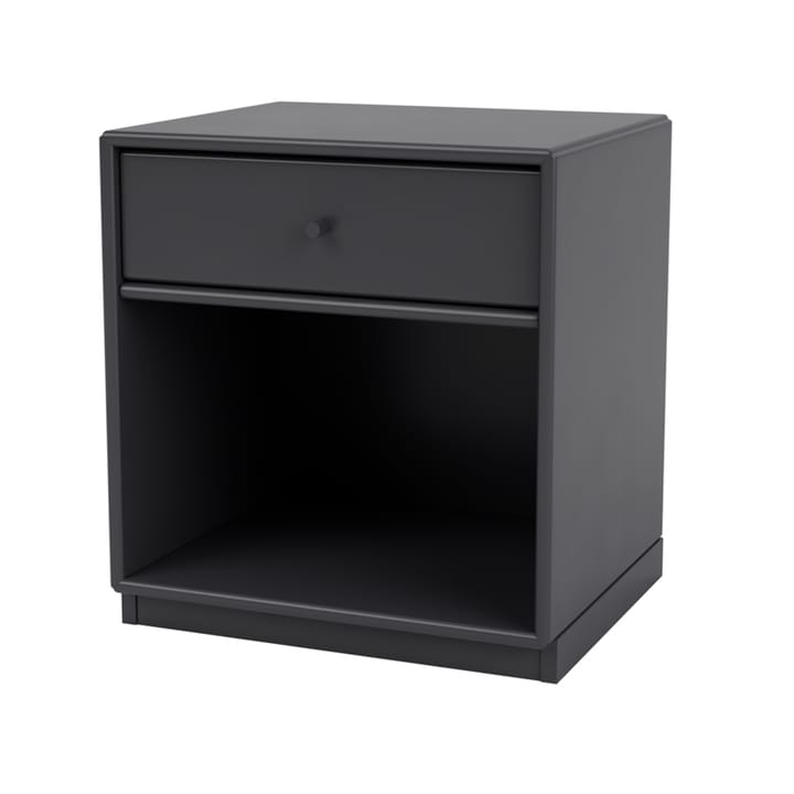 Comodino Dream - anthracite 04, zoccolo 3 cm - Montana