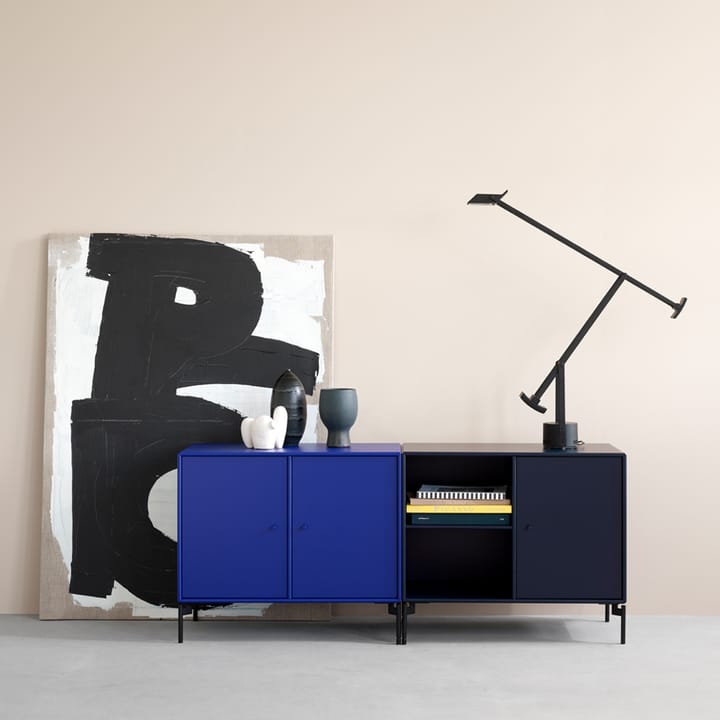 Credenza Save, monarch 135, gambe laccate in nero Montana