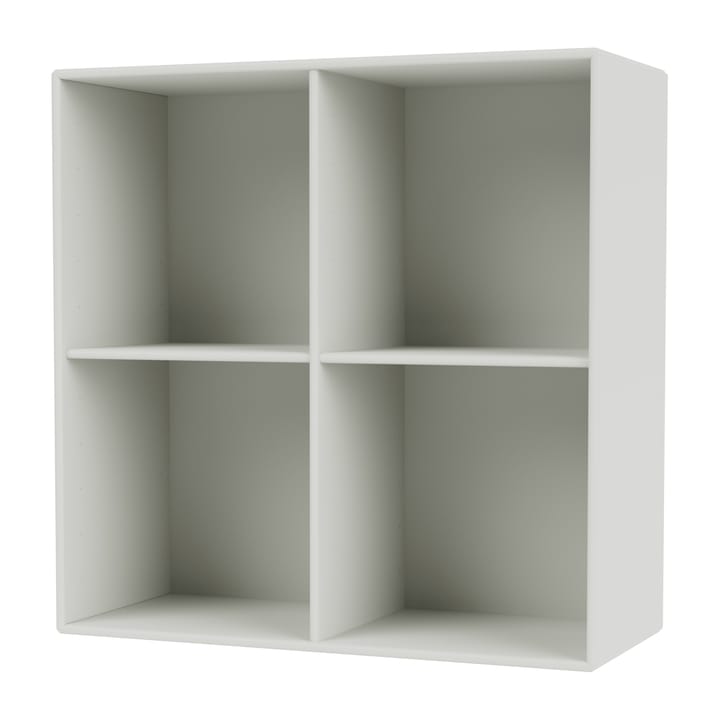 Mensola SHOW 69,6x69,6 cm incl. binario di sospensione - Nordic (grigio) - Montana