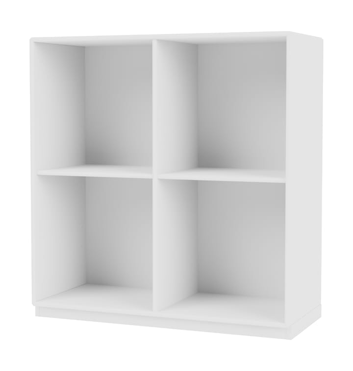 Mensola SHOW, 69,6x69,6 cm, zoccolo di 3 cm - New white 101 - Montana