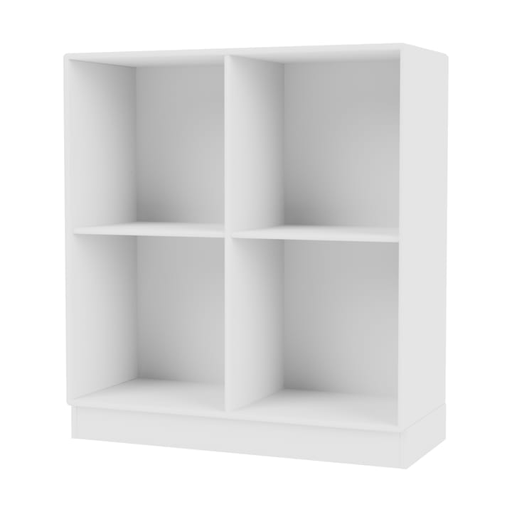 Mensola SHOW, 69,6x69,6 cm, zoccolo di 7 cm - New white 101 - Montana