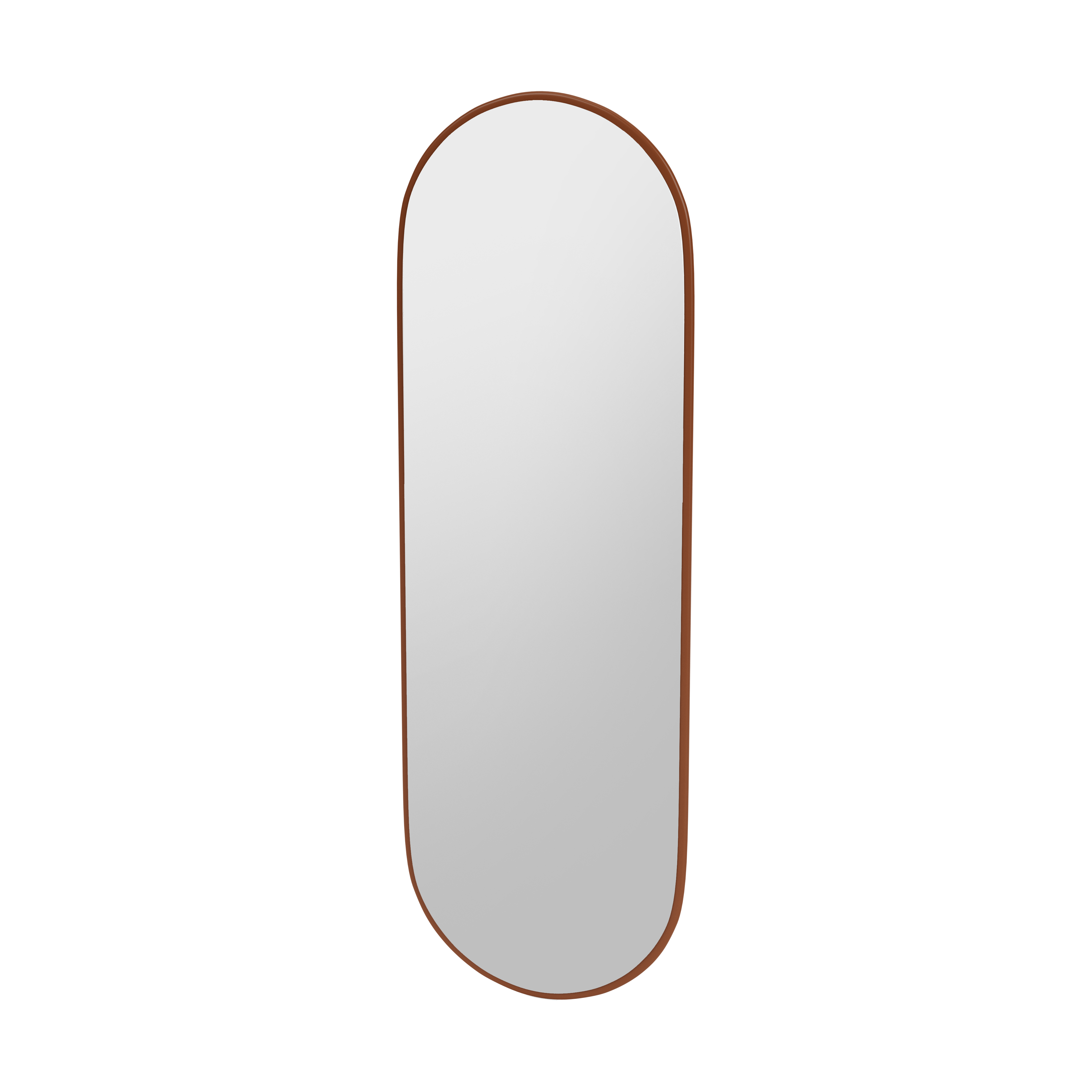 Specchio rettangolare Arcs Mirror piccolo, 43,5x61,5 cm da HAY