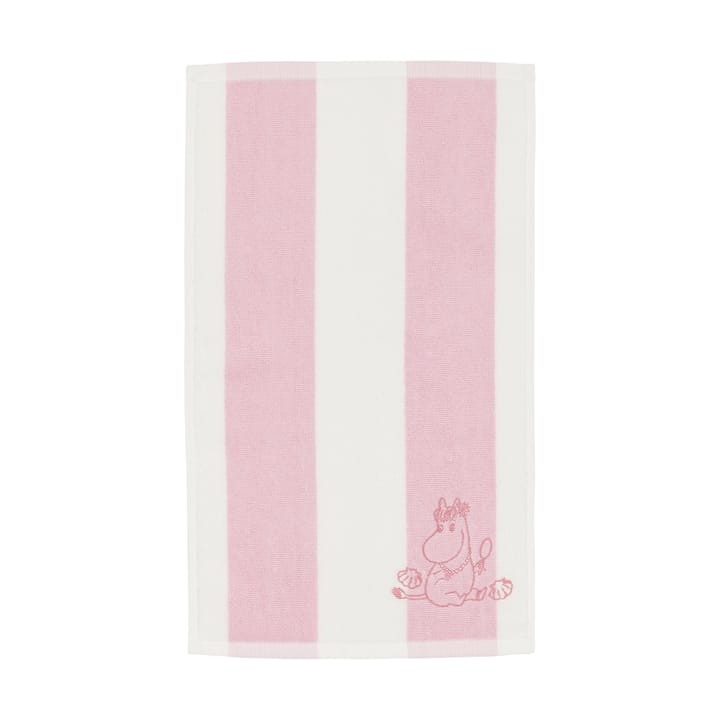 Asciugamano Mumin 30x50 cm - Conchiglia rosa-bianco - Moomin Arabia