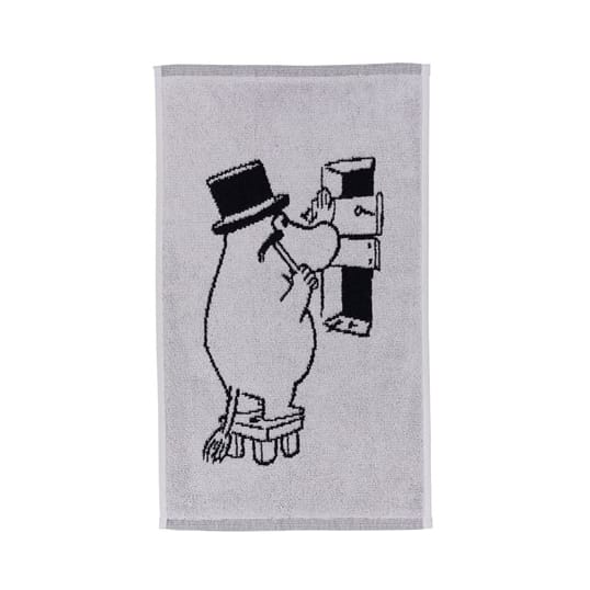 Asciugamano Mumin 30x50 cm - Papà Mumin, grigio - Moomin Arabia