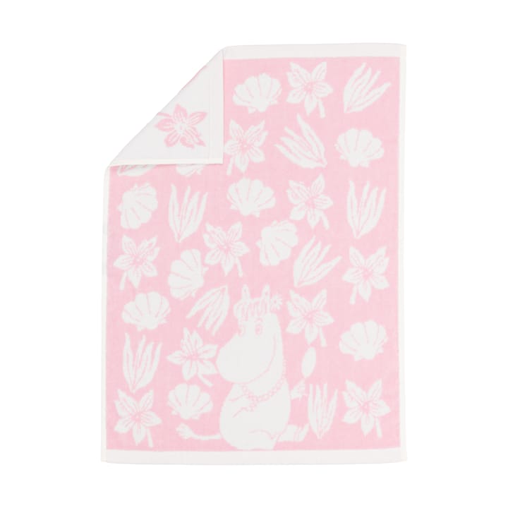 Asciugamano Mumin 50x70 cm - Conchiglia rosa - Moomin Arabia