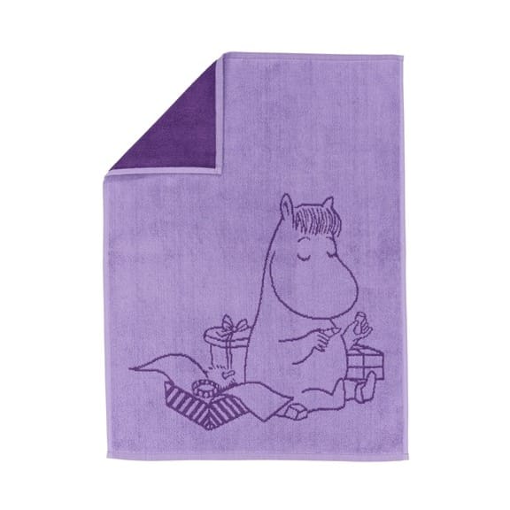 Asciugamano Mumin 50x70 cm - Grugnina, viola - Moomin Arabia