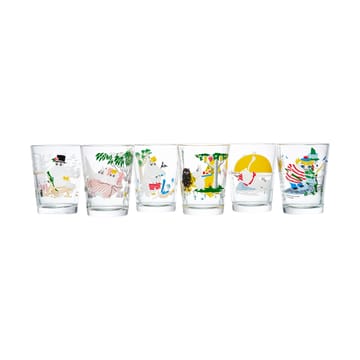 Bicchiere Moomin 22 cl - Andiamo in vacanza - Moomin Arabia