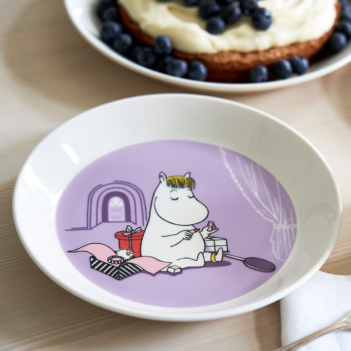 Piatto Moomin Snorkmaiden viola, viola Moomin Arabia