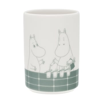 Portaspazzolino Mumin - Momento relax verde-bianco - Moomin Arabia