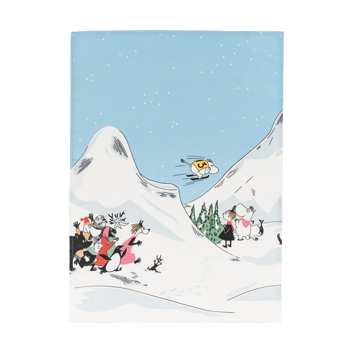 Strofinaccio da cucina Mumin Ski jumping - 50x70 cm - Moomin Arabia