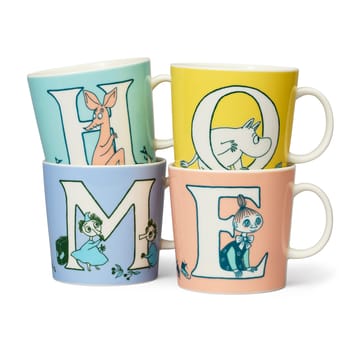 Tazza Mumin ABC 40 cl - E - Moomin Arabia