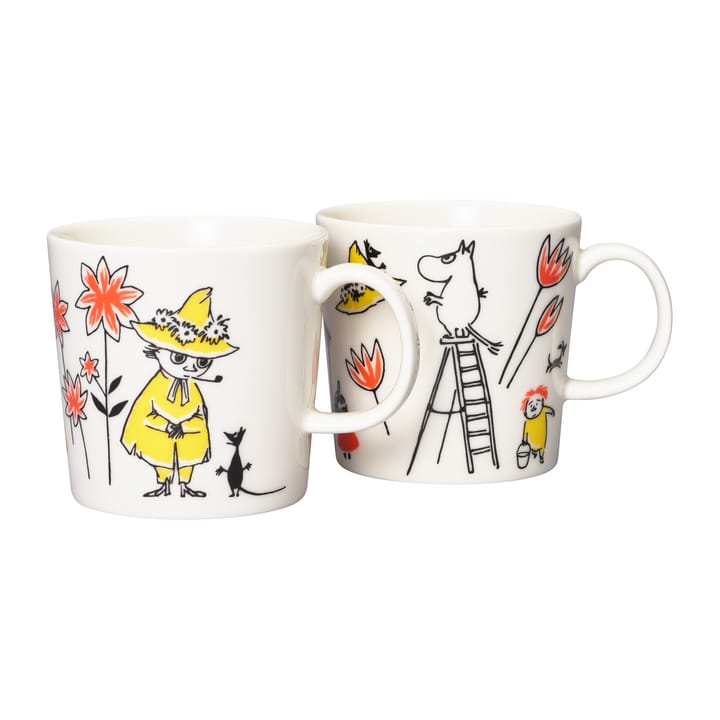 Tazza Mumin ABC Mix Moomin Arabia x Röda Korset, confezione da 2 pezzi - 30 cl - Moomin Arabia