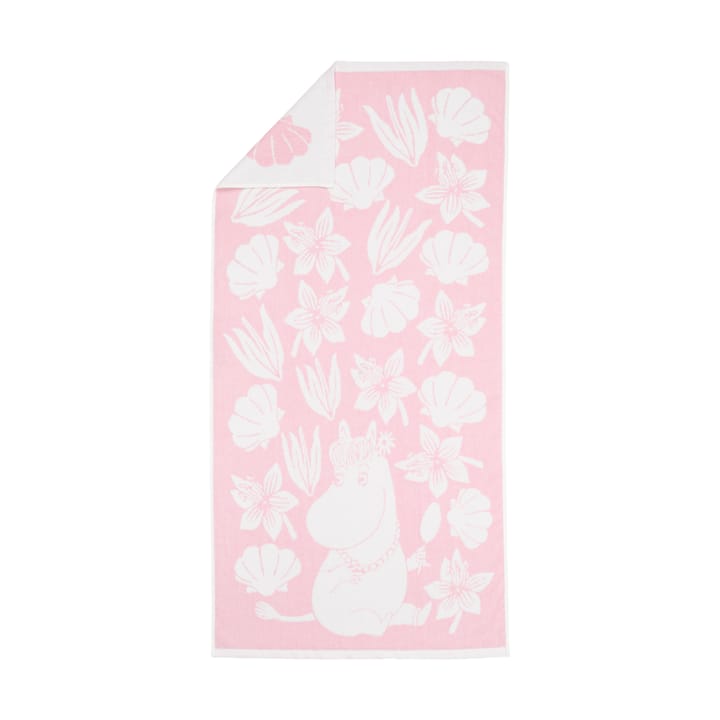 Telo da bagno Mumin 70x140 cm - Conchiglia rosa - Moomin Arabia