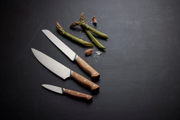 Coltello da cucina "Foresta", 33 cm - acciaio inox, rovere - Morsø