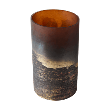 Vaso Lana Ø14x25 cm - Brown-gold - MUUBS