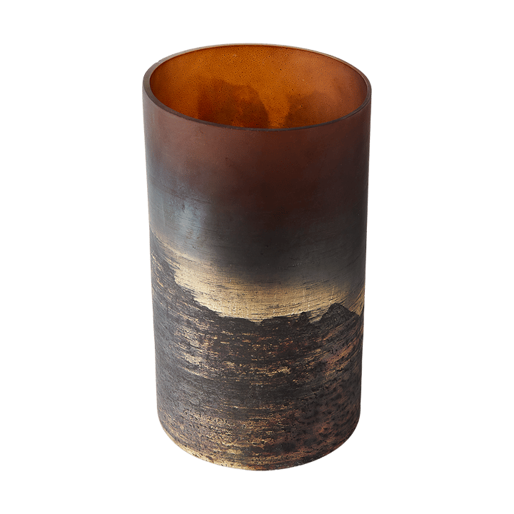 Vaso Lana Ø14x25 cm, Brown-gold MUUBS