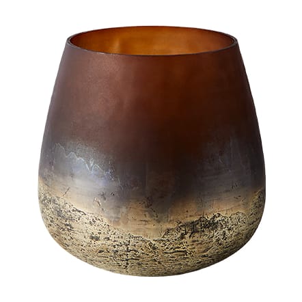 Vaso Lana Ø15x15 cm - Brown-gold - MUUBS