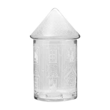 Barattolo di vetro Muminhouse con coperchio, 30,5 cm - Trasparente - Muurla