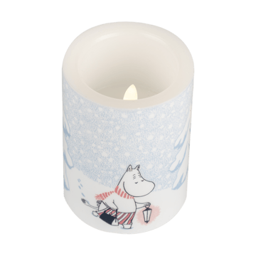 Candelotto Moomin LED 10 cm - Let it snow - Muurla