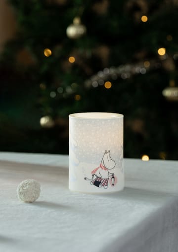 Candelotto Moomin LED 10 cm - Let it snow - Muurla